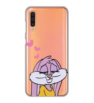 Samsung Galaxy A70 Uyumlu Lola Bunny Tasarımlı Şeffaf Telefon Kılıfı