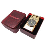 Ardeur® Lucian Gold Saatli İsme Özel Çakmak Hediyelik Çakmak