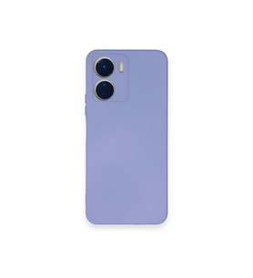 Y16 Kılıf Nano içi Kadife Silikon - Lila