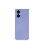 Y16 Kılıf Nano içi Kadife Silikon - Lila