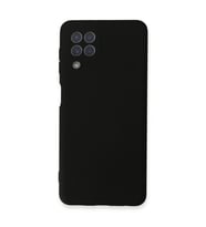 Galaxy A22 Kılıf Nano İçi Kadife - Siyah