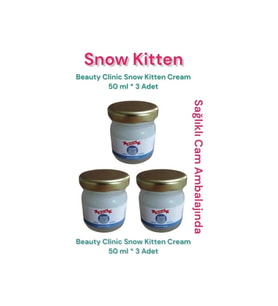 Beauty Clinic Snow Kitten Krem 3 Adet 50 gr