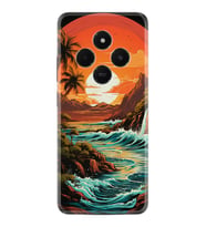 Xiaomi 14C Kılıf Boutique Baskılı Resimli Retro Mountain Pcode -079