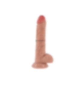 River World 20 cm'lik Gidip Gelmeli ve 10 Titreşimli USB Şarjlı Vantuzlu Vibratör Pe nis