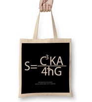 Maths And Science Black Hole Information Paradox Bez Çanta Uzun Saplı