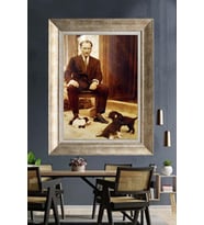 Gümüş Çerçeveli Atatürk Tablo ds395