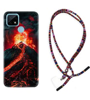 Realme C11 C21 C21Y C25Y C11 2021 Kılıf Boyun Asklı Rasta Silikon Yanardağ 1611