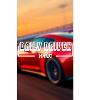 Daily Driven 20x6 Jdm Yazı Araba-motosiklet Cam Etiket Sticker Beyaz Renk