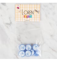 Loren Crafts 8 li Mavi Düğme - 403