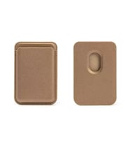 Apple iPhone 12 Mini Uyumlu Zore Cardsafe Kartlık (Pembe - Kahverengi)