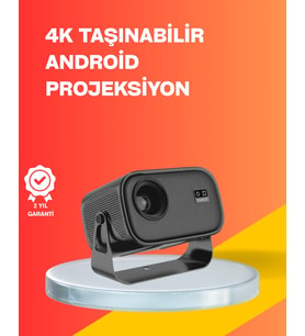 4000 Lümen Parlaklık Değerine Sahip Ev Ve Ofis Projektör