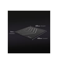 GAMEBOOSTER MP400 Kaymaz Tabanlı, Su Geçirmez ve Hassas Yüzeyli Oyuncu Mousepad (400x400x4mm)