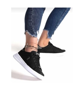 U.S. Polo Assn. EXXY 5FX 101946744 Kadın Sneaker Ayakkabı Siyah 36-40