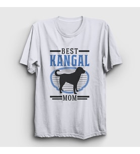 Presmono Unisex Beyaz Kangal Annesi Mom Dog Hediye T-Shirt 538703tt