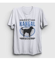Presmono Unisex Beyaz Kangal Annesi Mom Dog Hediye T-Shirt 538703tt