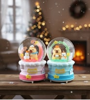 Büyük Boy Işıklı Müzikli Capybara Kar Küresi