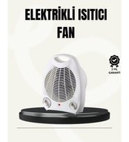 Northcity Mini Elektrikli Isıtıcı 2000W - Taşınabilir Fanlı Isıtma Sistemi ve Kompak Tasarım