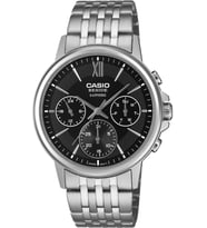 Casio BMS-300D-1AVDF Safir Çizilmez Cam 5 Atm Suya Dayanıklı Metalik Renk Erkek Kol Saati