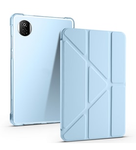 Honor Pad X7 8.7 Tablet Kılıf Kalem Bölmeli Standlı Uyku Modlu Lüx Smart Cover (Mavi)