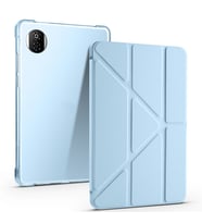 Honor Pad X7 8.7 Tablet Kılıf Kalem Bölmeli Standlı Uyku Modlu Lüx Smart Cover (Mavi)
