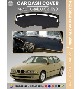 Bmw E39 (2006-2010) Torpido Örtüsü Ön Göğüs Koruma Torpido Koruma Araca Özel Kaymaz Kolay Montaj