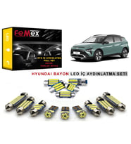 Hyundai Bayon İç Aydınlatma Ampul Seti FEMEX Parlak Beyaz