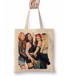 Blackpink Grup Bez Çanta Uzun Saplı