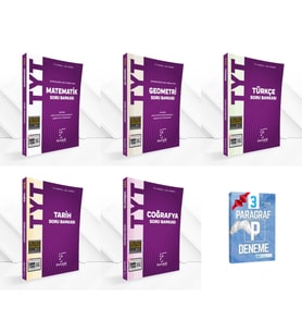 TYT Matematik Geometri Türkçe Tarih Coğrafya Soru Bankası Set