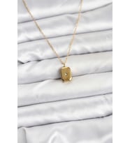 316L Çelik Zincir Gold Renk Minimal Kutup Yıldızı Model Kadın Kolye 5886