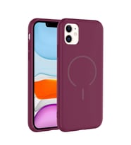Apple iPhone 11 Kılıf M-safe Şarj Özellikli Zore Meta Kapak
