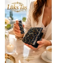 Taşlı Sigara Tabakası ve Çakmak