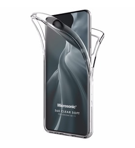 Microsonic Xiaomi Mi 11 Kılıf 6 Tarafı Tam Full Koruma 360 Clear Soft Şeffaf