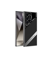 Samsung Galaxy S24 Ultra Uyumlu Kılıf Kamera Korumalı Suni Deri Tasarım Zore Yeni Seri Procase Kapak (Siyah)