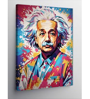 Kanvas Tablo Pop Art Albert Einstein