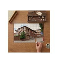 Tarihi Konak Tasarımı 240 parça Ahşap Puzzle Ahşap Kutuda MP07178