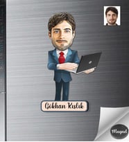 Kişiye Özel Erkek Ahşap Magnet -23