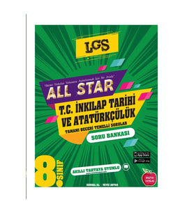 NEWTON 8.SINIF ALL STAR T.C. İNKILAP TARİHİ VE ATATÜRKÇÜLÜK SORU BANKASI