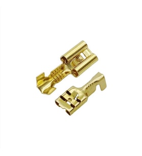 10 Adet SF1D İzolesiz Dişi Fiş Terminal Soket Kablo Ucu Metali 4.8mm  Klemens