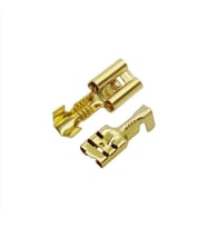 10 Adet SF1D İzolesiz Dişi Fiş Terminal Soket Kablo Ucu Metali 4.8mm  Klemens