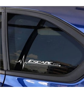 Escape Yan Cam Sticker Oto Kapı Çıkartma Tuning oto 20 cm x 7 cm yazı 162