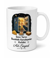 Gece Yarısı Buzdolabı Kurcalayanlara Gece Atıştırmalığı Kupası Hediye Bardak