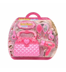 Ern-854 Heroes Toys Çantada Oyuncak Makyaj Seti̇