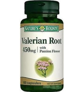 Natures Bounty Valerian Root 450 mg with Passion Flower 100 Kapsül