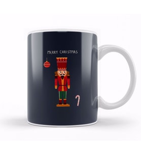 Nutcracker Illustration Nutcracker Christmas Kupa Bardak Porselen