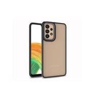 Samsung Galaxy A72 Uyumlu Kılıf Zore Flora Kapak (Siyah)