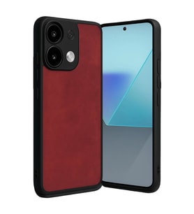 Xiaomi Redmi Note 13 Pro 5g Kılıf Aras Deri Kapak - Kırmızı