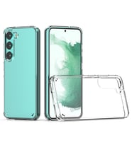 Samsung Galaxy S23 Kılıf Full Şeffaf Sararmaz Kapak (Renksiz)