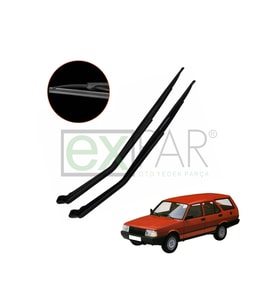TOFAŞ KARTAL ÖN CAM SİLECEK KOLLU SÜPÜRGE TAKIMI 1988-2001 KOMPLE OEM TİP METAL GÖVDE