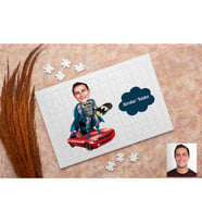 Kara Şövalye Özel Karikatürlü Kişiye Özel Puzzle
