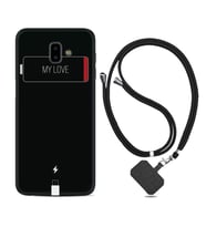 Samsung J6 Plus J7 Prime J7 Pro M20 Kılıf Boyun Askılı Silikon My Love 1402